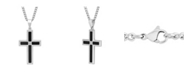 C&C Jewelry Macy's Men's Cross Pendant Necklace